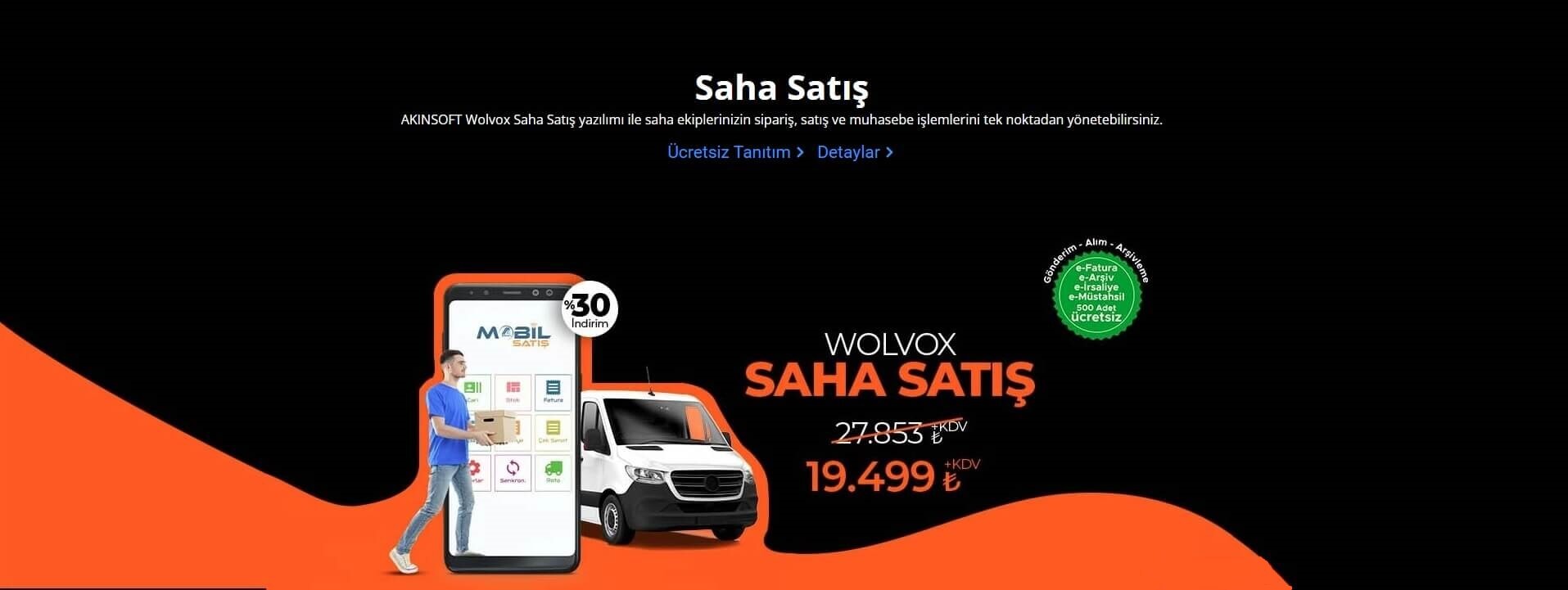 akınosft wolvox mobil satış