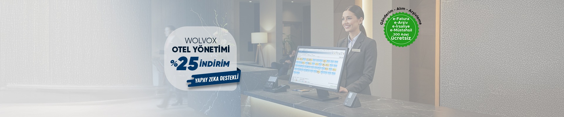 Güçlü Wolvox ERP altyapısı ile otelini yönetmek isteyen tüm işletmeler için.