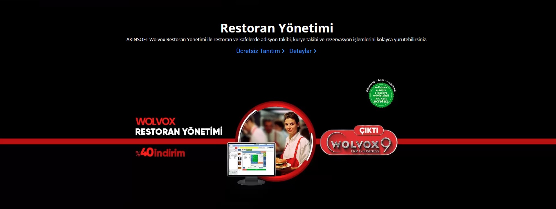 Akınsoft Wolvox Restoran